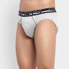 Men's Brief, Melange Mid Grey, small image number null